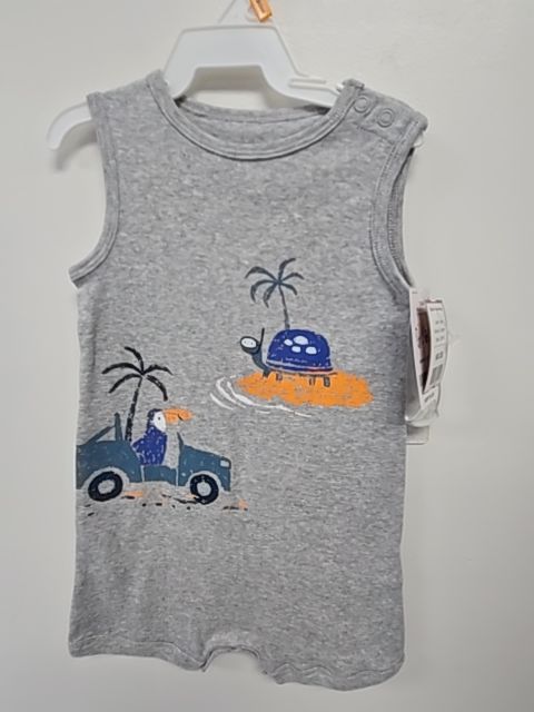 Grey Carters Short One Piece, 12M B