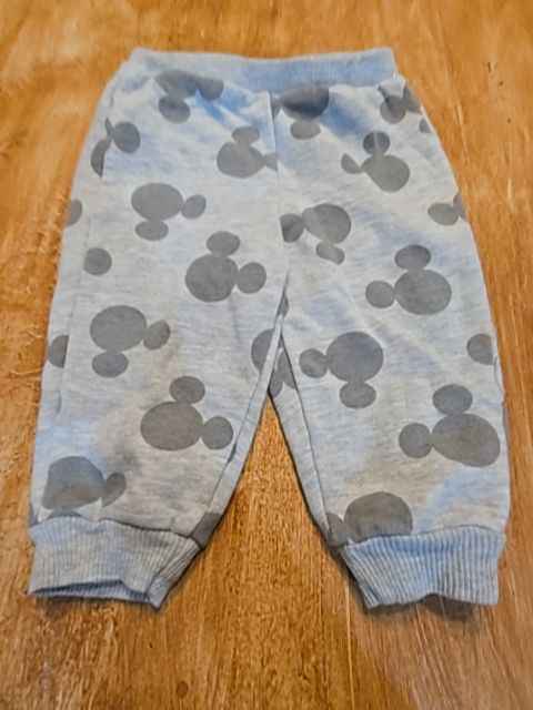 Grey Disney baby Mickey pants, 6M B