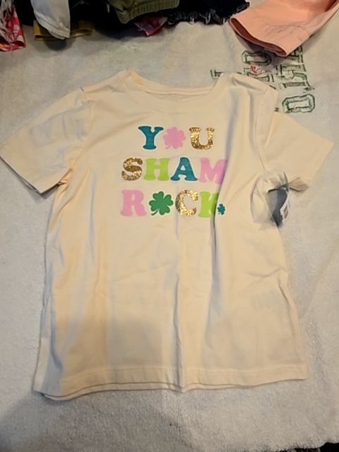 Cream Wonder Nation You Sham rock tshirt, 5T G
