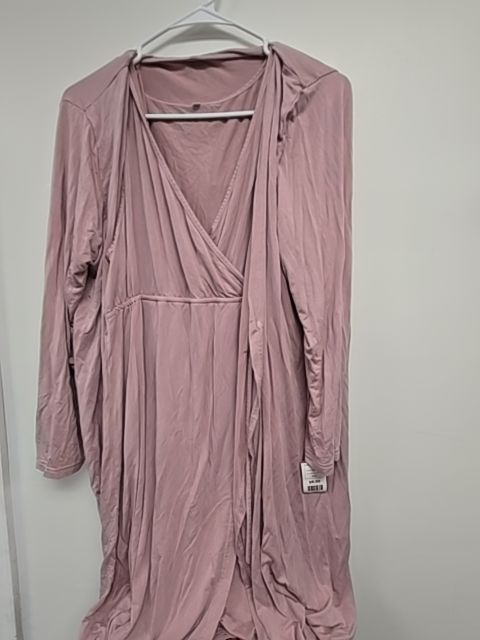 Pink Medium Boutique Maternity Pjs(Nightgown/Robe)