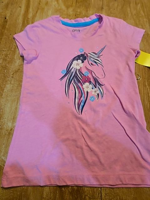 Pink Unicorn Falls Creek Shirt, 6 G