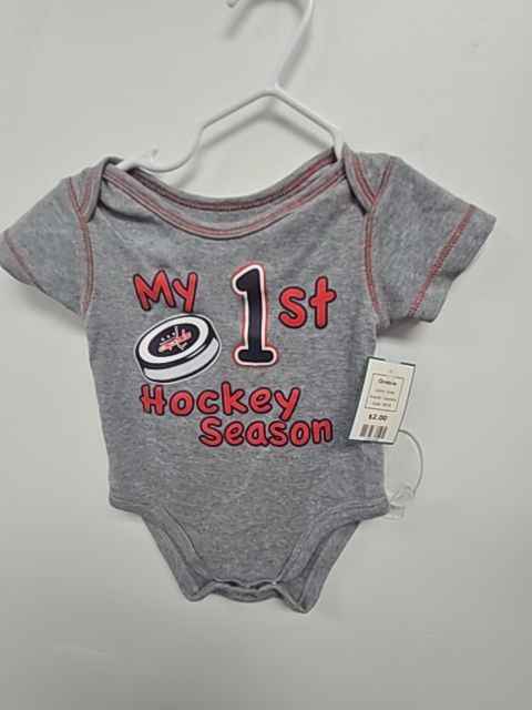 Grey Capitals Onesie, 3M B