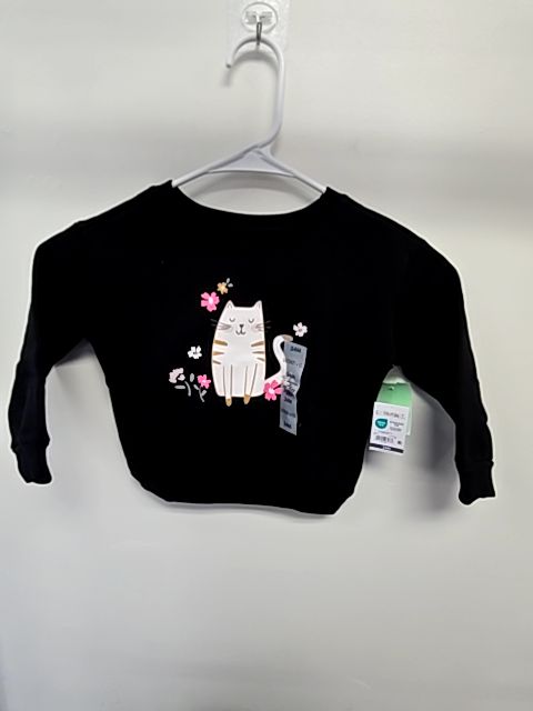 Black Garanimals Cat Sweatshirt, 24M G