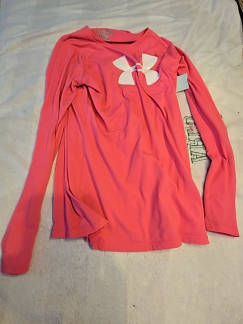 Pink Under Armour Long Sleeve Tshirt, 10/12 G