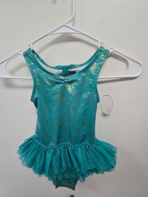 Blue/Gold Mermaid Cat & Jack Swim Suit, 4T G