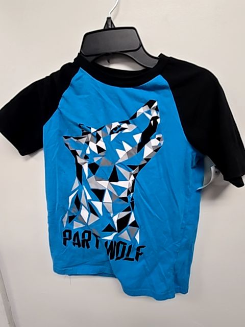 Blue/Black Wonder Nation Shirt, 8 B
