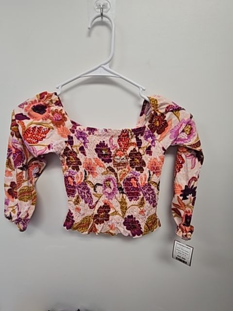 Pink Flower Old Navy Longsleeve Shirt, 5T G