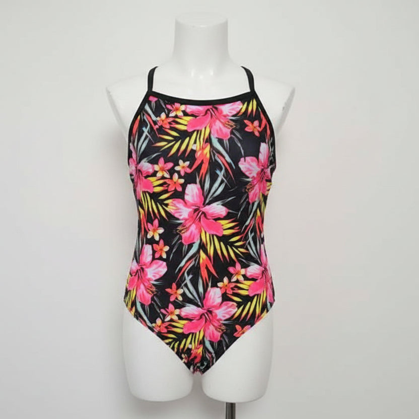 Pink/Black Hurley Swim Suit, 5T G