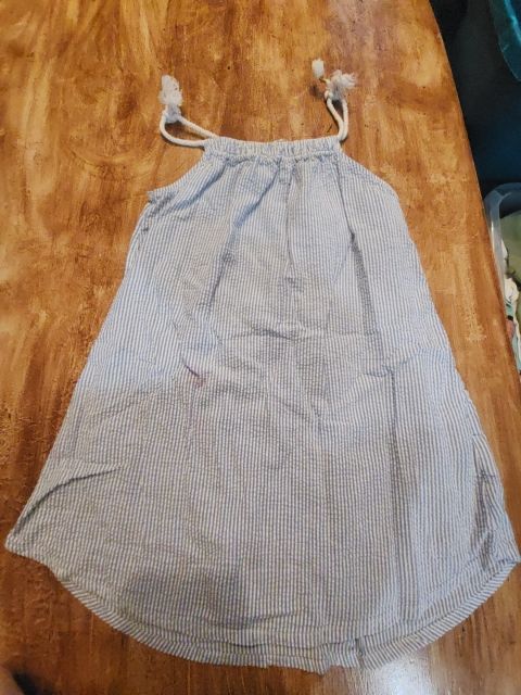 Blue/White Striped H&M Dress, 5T G
