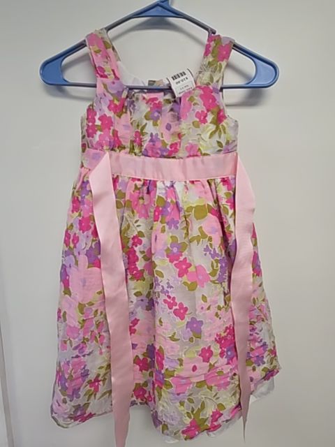 Colorful Flowers George Holiday Dress, 6 G