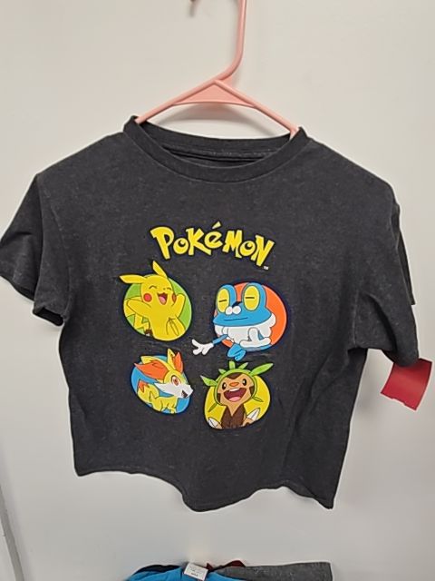 Grey Pokemon Shirt, 6 B