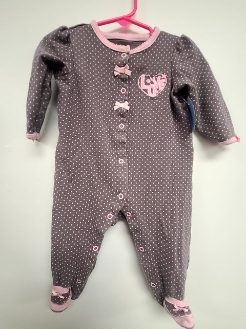 Brown/Pink Small Wonders Sleeper, 6M G