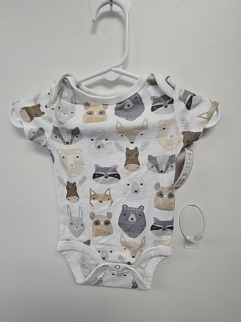 White Animal Cloud Island  Onesie, NB B