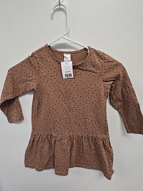 Brown/Black Polka Dot H&M Dress, 4T G