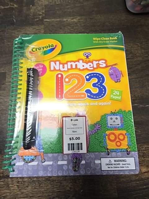 Numbers 123 Wipe Clean Book