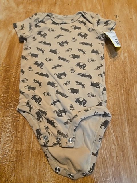 Brown Animals Carters Onesie, 6M B
