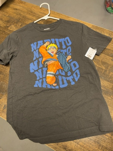 Grey Naruto Old Navy Shirt, 14 B