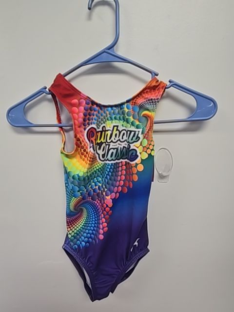 Colorful Rainbow Classic GK Gymnastics Leotard, 8 G