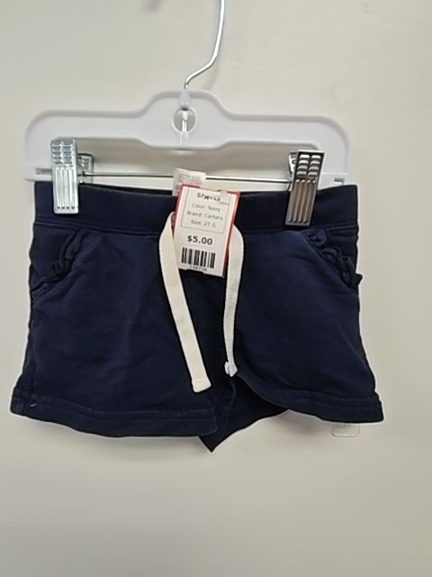 Navy Carters Shorts, 2T G
