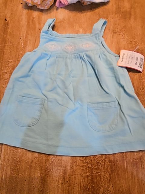 Blue/White Carters Tank Top, 12M G