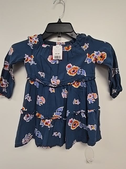 Blue Floral Carters Dress, 2T G