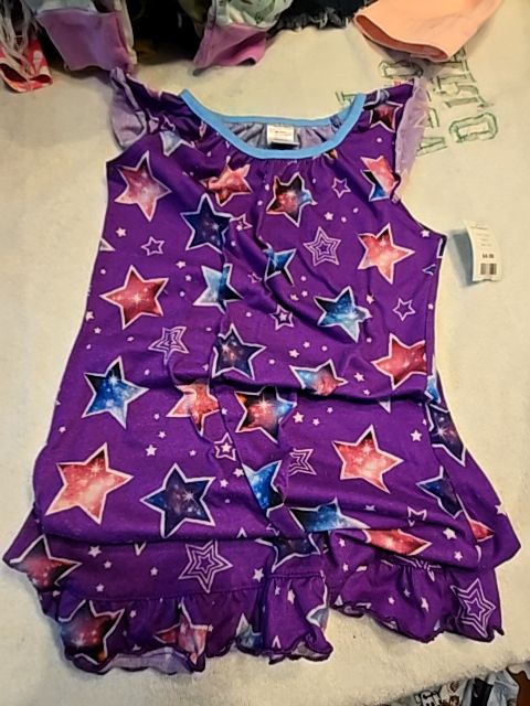 Purple  Star Nightgown, 7/8 G
