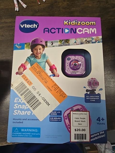 Purple Vtech Kidizoom Action Cam