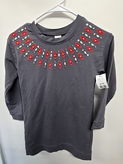 Grey Gymboree Dress, 7 G