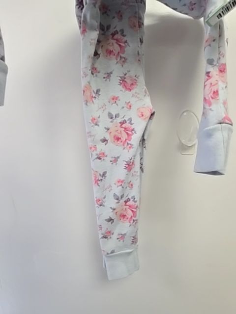 Blue/Pink Flowers Betsey Johnson Pjs, 2T G
