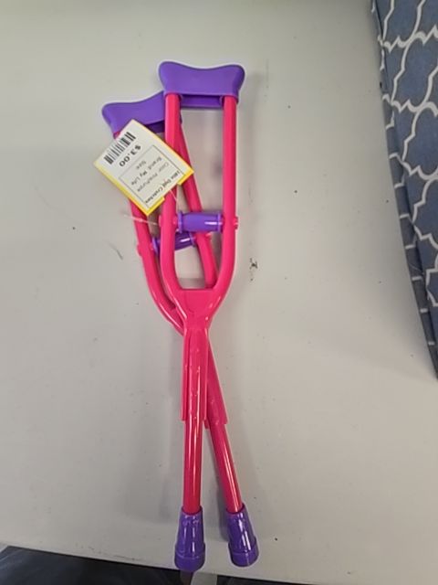 Pink/Purple My Life 18in Doll Crutches