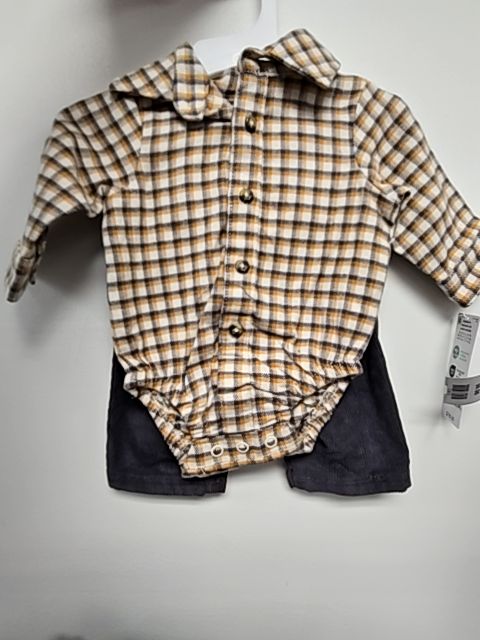 Yellow/Grey Carters Outfit, NB B