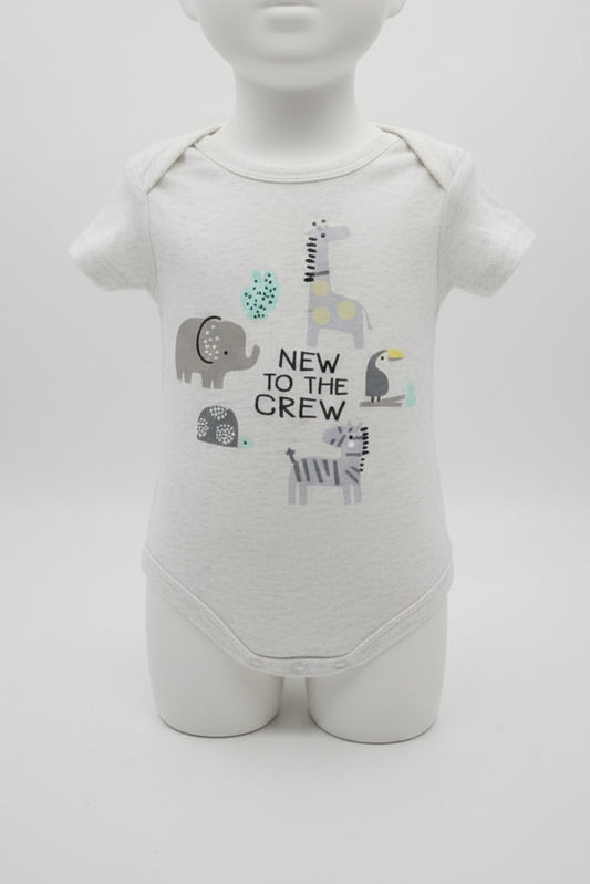 Grey Gerber Onesie, NB B