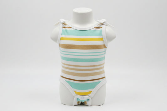 White/Brown/Blue/Yellow Koala Baby Tank Top Onesie, NB B