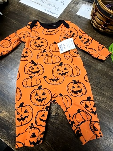 Orange Pumpkin Wonder Nation Pant One Piece, NB B