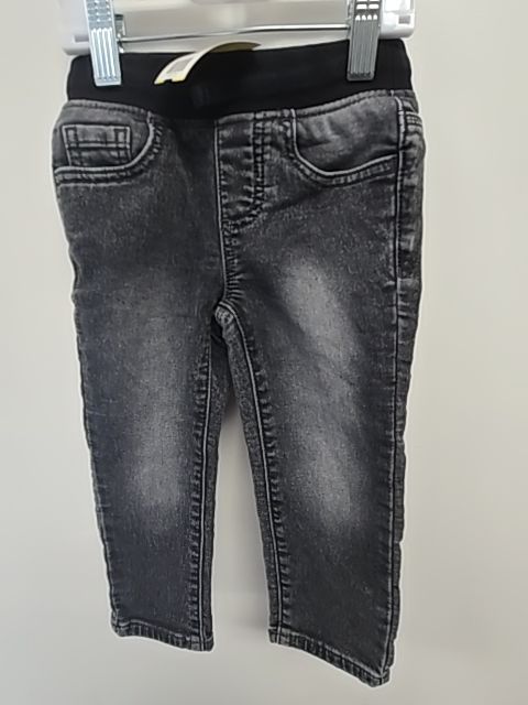 Black Jean Wonder Nation Pants, 2T B
