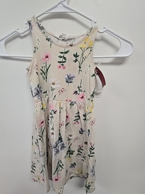 Tan/Colorful Flowers H&M Dress, 5T G