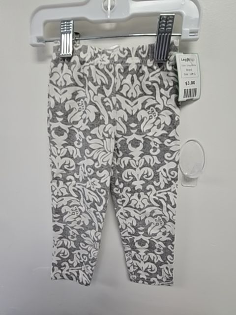 Grey/White  Leggings, 12M G