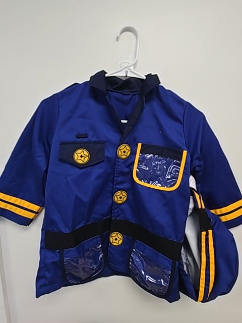 Blue Melissa & Doug Police Costume, 3-6 B