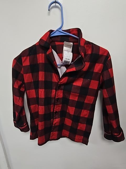 Red/Black Plaid Wondershop Pjs, 6 B