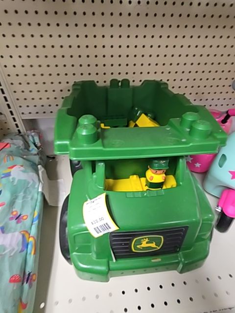Green Mega Bloks Block Tractor