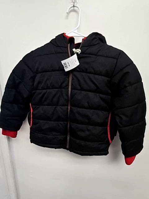 Black/Red Faded Glory Coat, 4T B