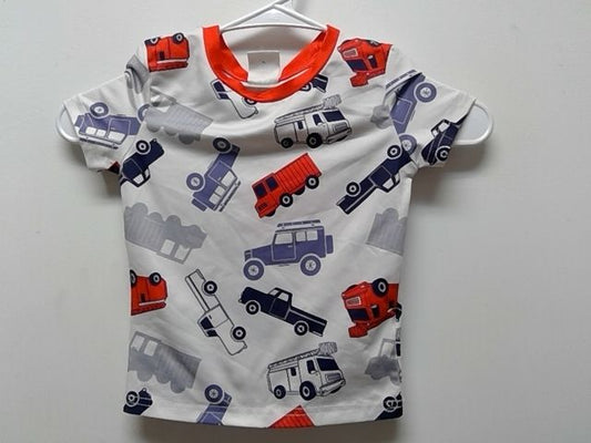 White Shein Tshirt trucks, 5T B
