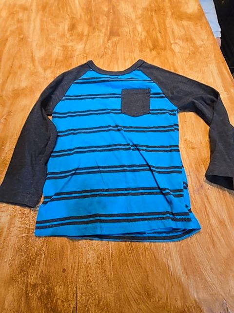 Grey/Blue Garanimals Longsleeve Shirt, 5T B