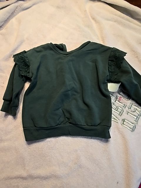 Green/White Flower Jessica Simpson Outfit, 24M G