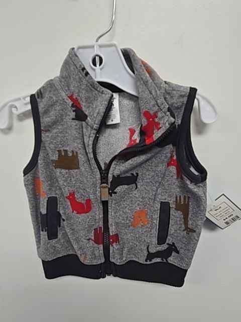 Grey Animal Carters Vest, 9M B
