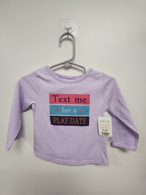 Purple Garanimals Longsleeve Shirt, 6-9M G