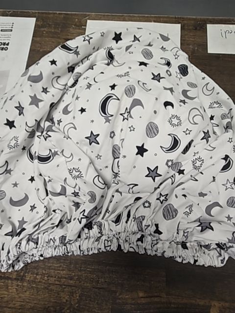 White/Black/Grey Moon/Stars  Sheet, Crib/Toddler
