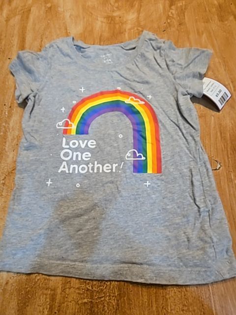 Grey/Rainbow Carters Shirt, 5T G