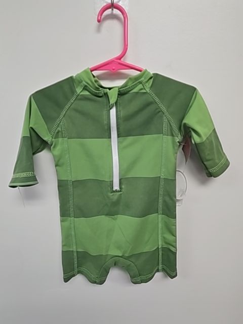 Green Cuddle Club Swim Suit, 6M B