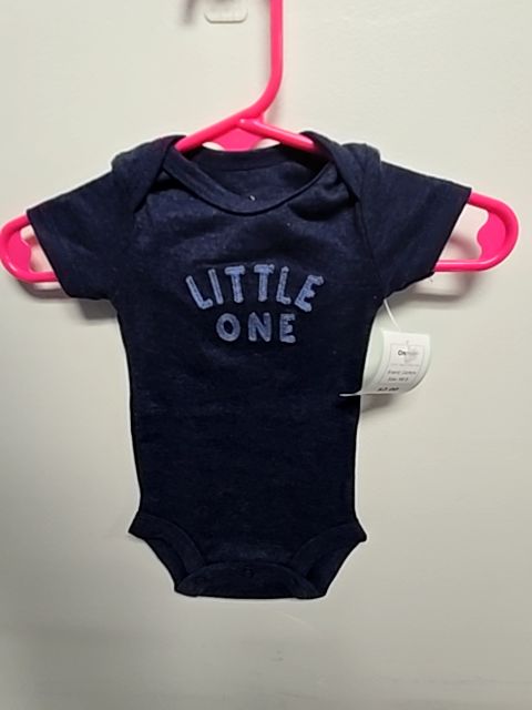 Navy Little One Carters Onesie, NB B